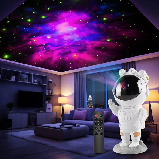 Star Projector Galaxy Night Light - Astronaut Space Projector